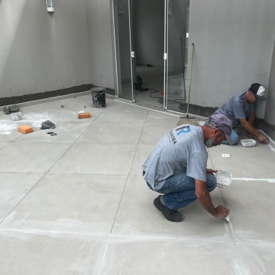 Obra Pedra Rubi Piso