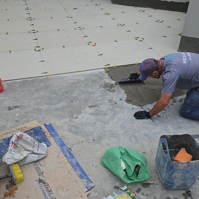 Obra Pedra Rubi Piso