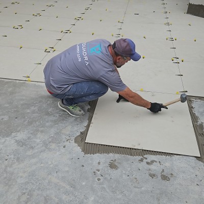 Obra Pedra Rubi Piso